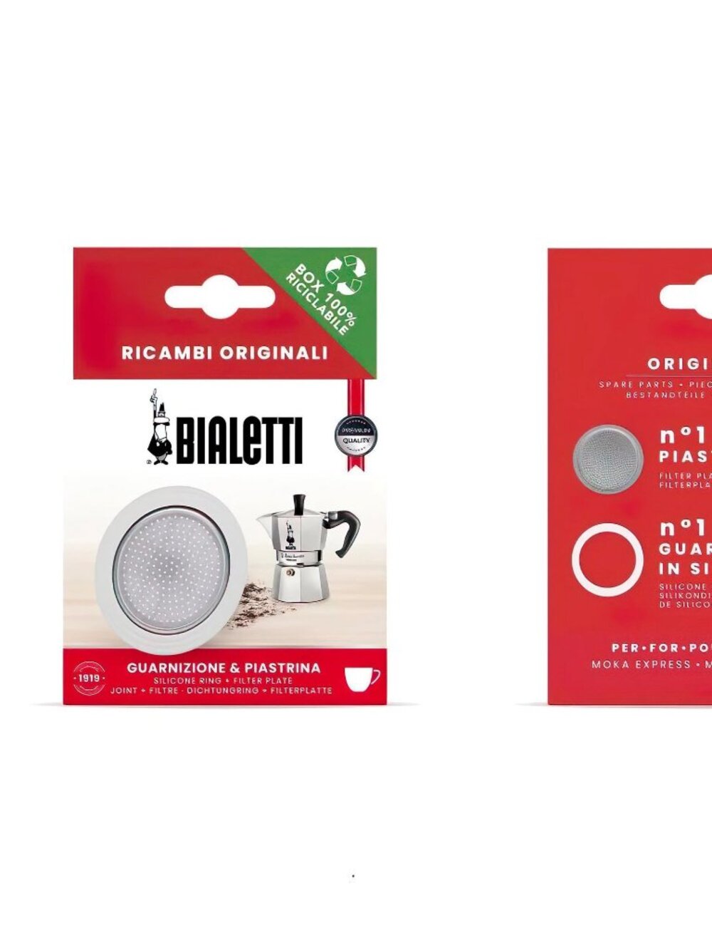 Bialetti Replacement Gasket and Filter Plate for Brikka Pots (Brikka 2 Cup)